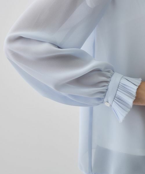 LANVIN COLLECTION / ランバン コレクション シャツ・ブラウス | フリルシフォンブラウス | 詳細7