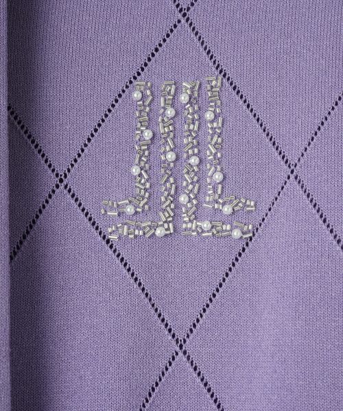 LANVIN COLLECTION / ランバン コレクション ニット・セーター | 16ゲージアイレット柄ニット | 詳細22