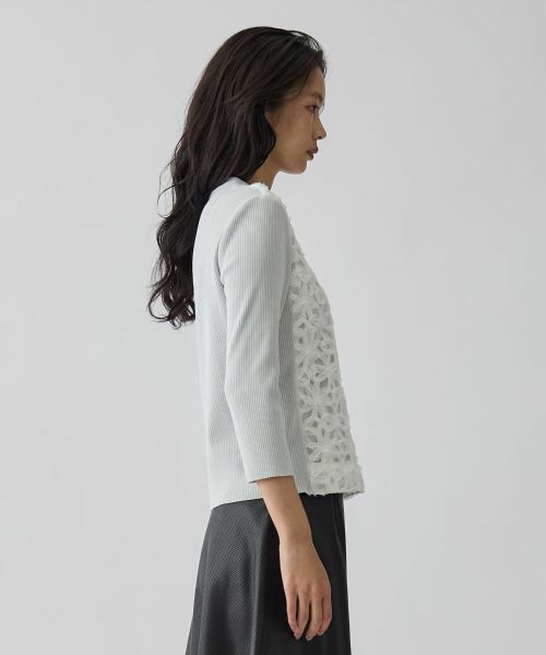 LANVIN COLLECTION / ランバン コレクション ニット・セーター | 14ゲージレースデザインニット | 詳細16