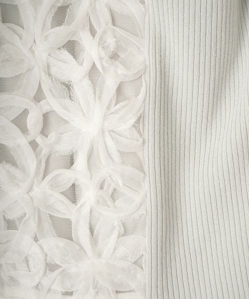 LANVIN COLLECTION / ランバン コレクション ニット・セーター | 14ゲージレースデザインニット | 詳細24