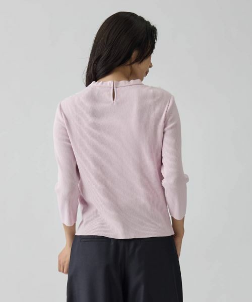 LANVIN COLLECTION / ランバン コレクション ニット・セーター | 14ゲージレースデザインニット | 詳細3