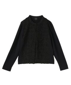 LANVIN COLLECTION / ランバン コレクション ニット・セーター | 16ゲージレースデザインカーディガン