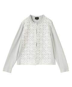 LANVIN COLLECTION / ランバン コレクション ニット・セーター | 16ゲージレースデザインカーディガン