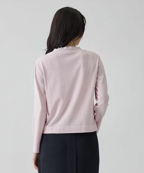 LANVIN COLLECTION / ランバン コレクション ニット・セーター | 16ゲージレースデザインカーディガン | 詳細9