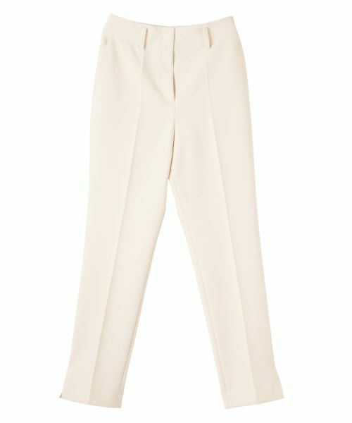 LANVIN COLLECTION / ランバン コレクション その他パンツ | BRERAダブルクロスパンツ(オフホワイト)