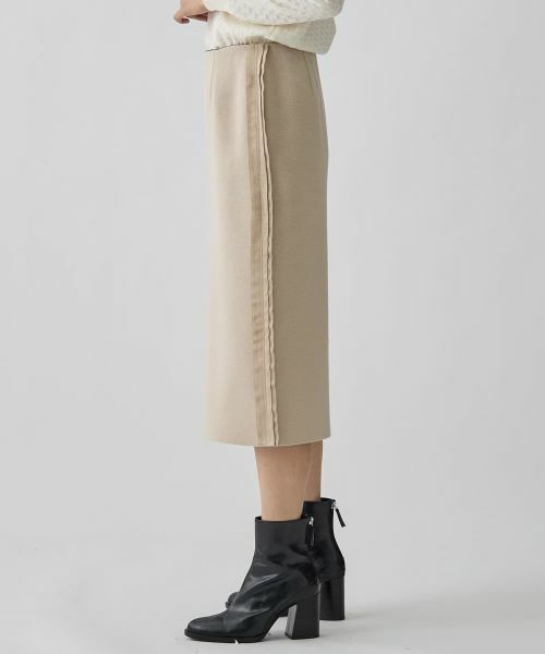 LANVIN COLLECTION / ランバン コレクション ロング・マキシ丈スカート | 14ゲージミラノリブスカート | 詳細2