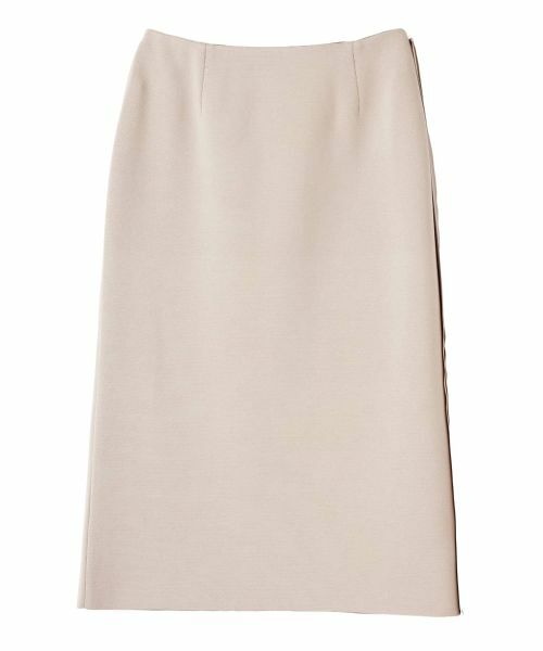 LANVIN COLLECTION / ランバン コレクション ロング・マキシ丈スカート | 14ゲージミラノリブスカート（ベージュ）