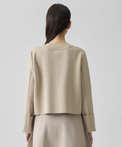 LANVIN COLLECTION / ランバン コレクション テーラードジャケット | 14ゲージミラノリブニットジャケット | 詳細11