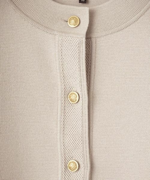 LANVIN COLLECTION / ランバン コレクション テーラードジャケット | 14ゲージミラノリブニットジャケット | 詳細18