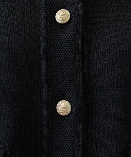 LANVIN COLLECTION / ランバン コレクション テーラードジャケット | 14ゲージミラノリブニットジャケット | 詳細6