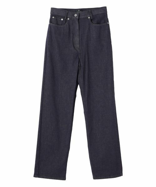 LANVIN COLLECTION / ランバン コレクション その他パンツ | ムラ糸ストレッチデニムパンツ(ネイビー)