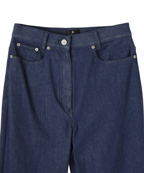 LANVIN COLLECTION / ランバン コレクション その他パンツ | ムラ糸ストレッチデニムパンツ | 詳細10
