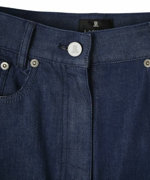 LANVIN COLLECTION / ランバン コレクション その他パンツ | ムラ糸ストレッチデニムパンツ | 詳細11