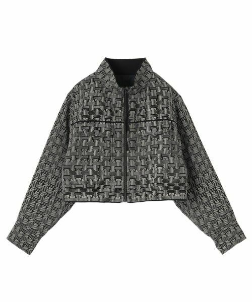 LANVIN COLLECTION / ランバン コレクション テーラードジャケット | JLモノグラムジャケット（ブラック）