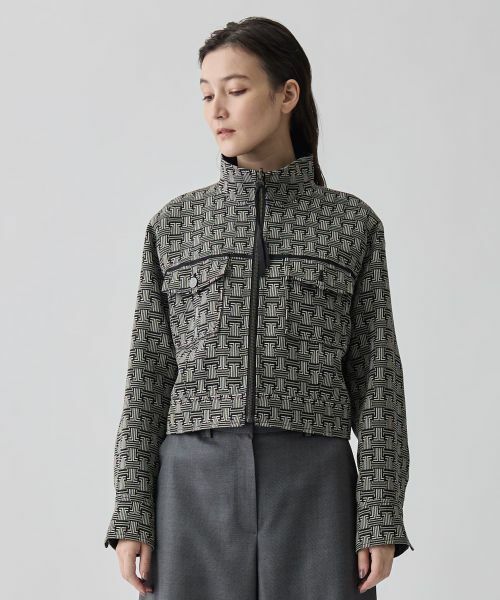 LANVIN COLLECTION / ランバン コレクション テーラードジャケット | JLモノグラムジャケット | 詳細1