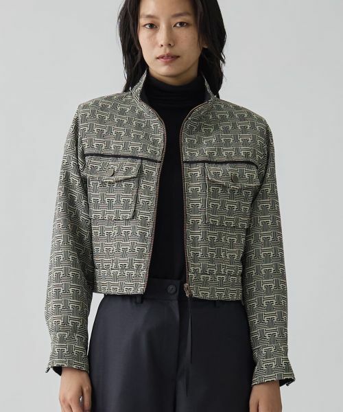 LANVIN COLLECTION / ランバン コレクション テーラードジャケット | JLモノグラムジャケット | 詳細12