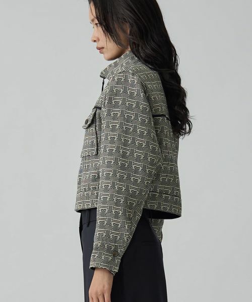 LANVIN COLLECTION / ランバン コレクション テーラードジャケット | JLモノグラムジャケット | 詳細13