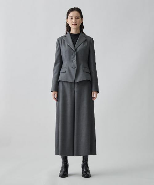 LANVIN COLLECTION / ランバン コレクション テーラードジャケット | ストレッチギャバジャケット | 詳細1