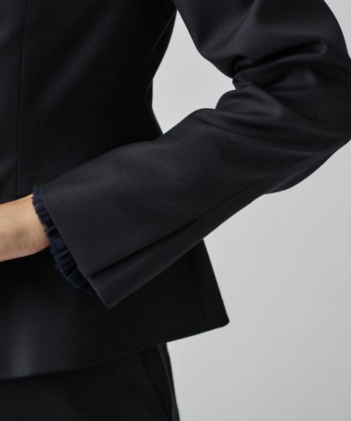 LANVIN COLLECTION / ランバン コレクション テーラードジャケット | ストレッチギャバジャケット | 詳細15