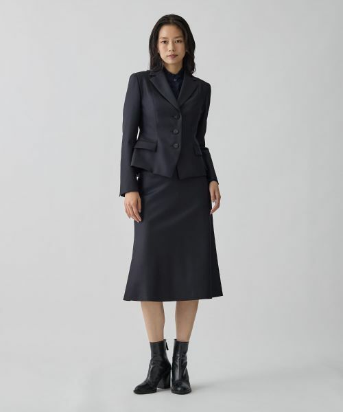 LANVIN COLLECTION / ランバン コレクション テーラードジャケット | ストレッチギャバジャケット | 詳細16