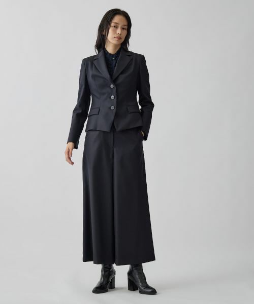 LANVIN COLLECTION / ランバン コレクション テーラードジャケット | ストレッチギャバジャケット | 詳細17