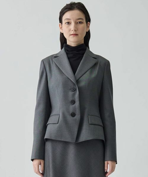 LANVIN COLLECTION / ランバン コレクション テーラードジャケット | ストレッチギャバジャケット | 詳細2