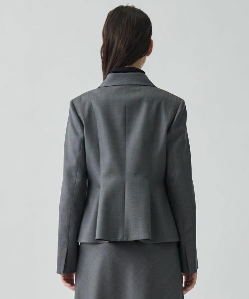 LANVIN COLLECTION / ランバン コレクション テーラードジャケット | ストレッチギャバジャケット | 詳細4