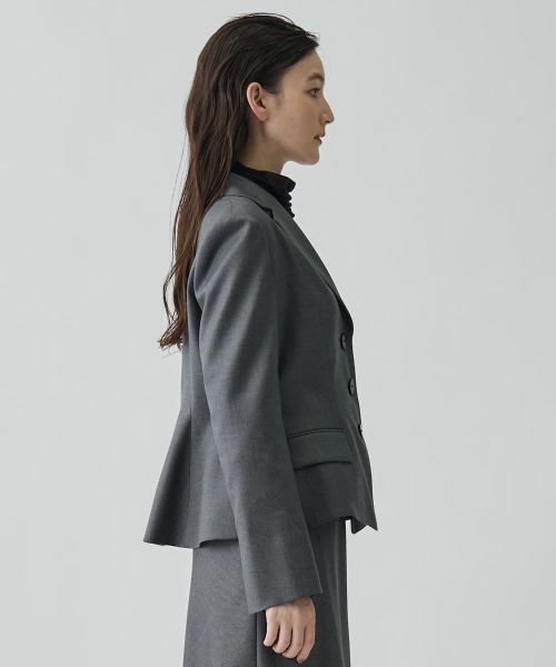 LANVIN COLLECTION / ランバン コレクション テーラードジャケット | ストレッチギャバジャケット | 詳細5