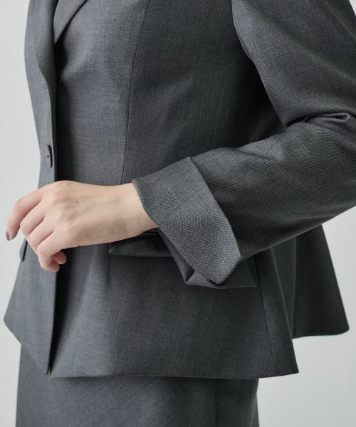 LANVIN COLLECTION / ランバン コレクション テーラードジャケット | ストレッチギャバジャケット | 詳細7