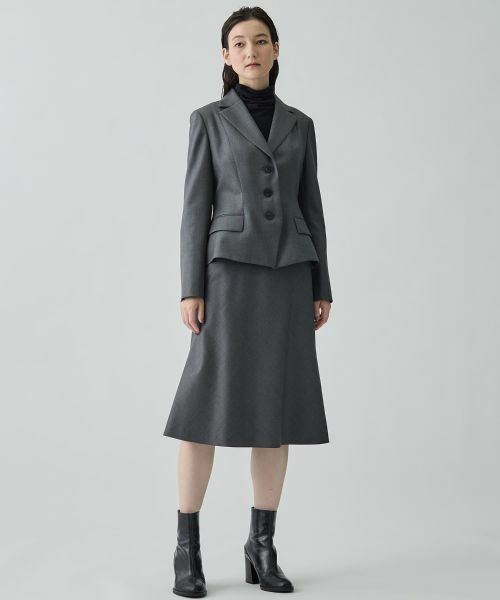 LANVIN COLLECTION / ランバン コレクション テーラードジャケット | ストレッチギャバジャケット | 詳細8