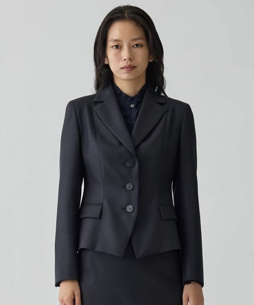 LANVIN COLLECTION / ランバン コレクション テーラードジャケット | ストレッチギャバジャケット | 詳細9