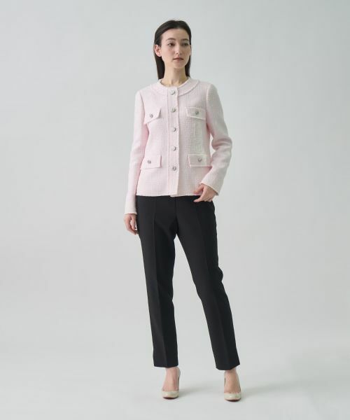 LANVIN COLLECTION / ランバン コレクション テーラードジャケット | ファンシーヤーンツイードジャケット | 詳細6