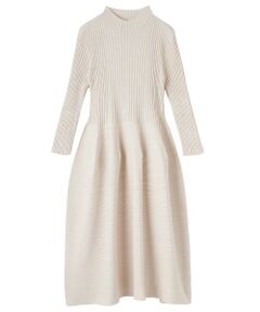 LANVIN COLLECTION / ランバン コレクション ドレス | 12ゲージ リブケーブル ガーターホールドレス