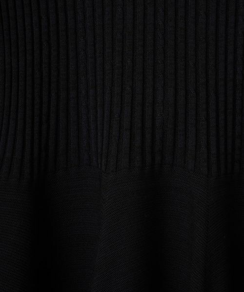 LANVIN COLLECTION / ランバン コレクション ドレス | 12ゲージ リブケーブル ガーターホールドレス | 詳細11