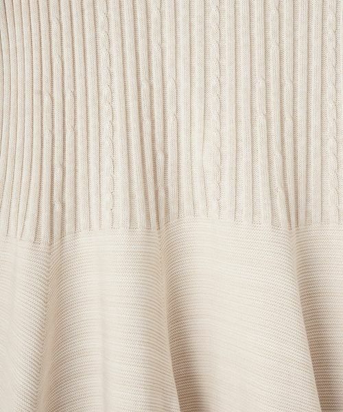 LANVIN COLLECTION / ランバン コレクション ドレス | 12ゲージ リブケーブル ガーターホールドレス | 詳細14