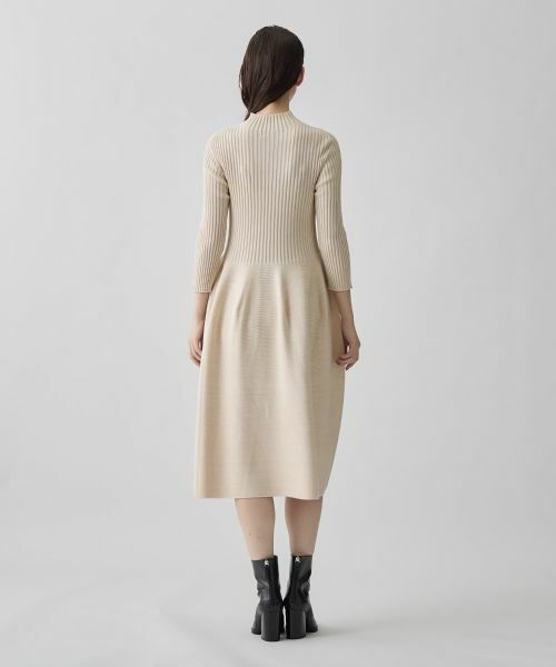 LANVIN COLLECTION / ランバン コレクション ドレス | 12ゲージ リブケーブル ガーターホールドレス | 詳細3