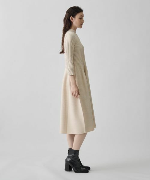 LANVIN COLLECTION / ランバン コレクション ドレス | 12ゲージ リブケーブル ガーターホールドレス | 詳細4