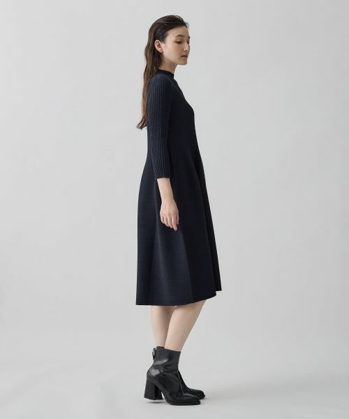 LANVIN COLLECTION / ランバン コレクション ドレス | 12ゲージ リブケーブル ガーターホールドレス | 詳細9