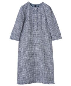 LANVIN COLLECTION / ランバン コレクション ドレス | ファンシーヤーンツイードワンピース