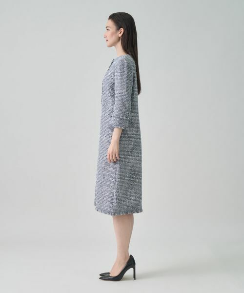 LANVIN COLLECTION / ランバン コレクション ドレス | ファンシーヤーンツイードワンピース | 詳細8