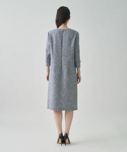 LANVIN COLLECTION / ランバン コレクション ドレス | ファンシーヤーンツイードワンピース | 詳細9