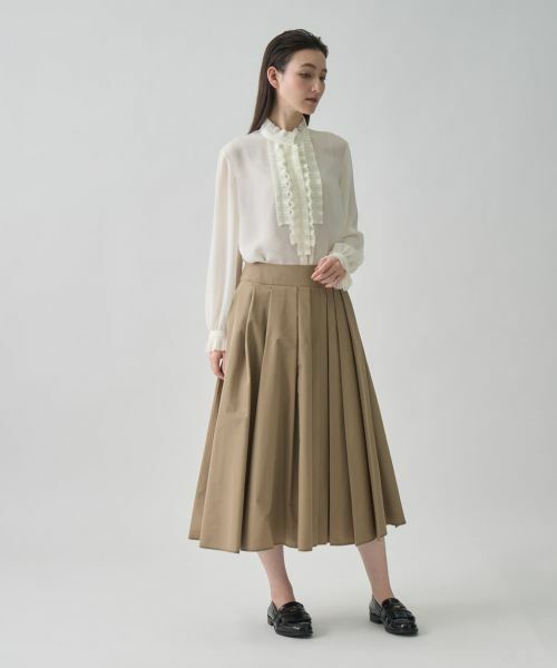 LANVIN COLLECTION / ランバン コレクション ロング・マキシ丈スカート | タフタ素材スカート | 詳細5