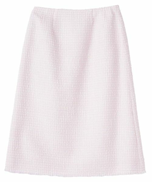 LANVIN COLLECTION / ランバン コレクション ロング・マキシ丈スカート | ファンシーヤーンツイードスカート(ライトピンク)