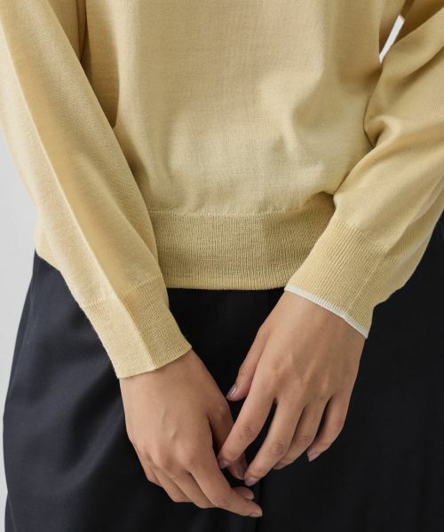 LANVIN COLLECTION / ランバン コレクション ニット・セーター | ポロシャツデザイン プルオーバーニット | 詳細10