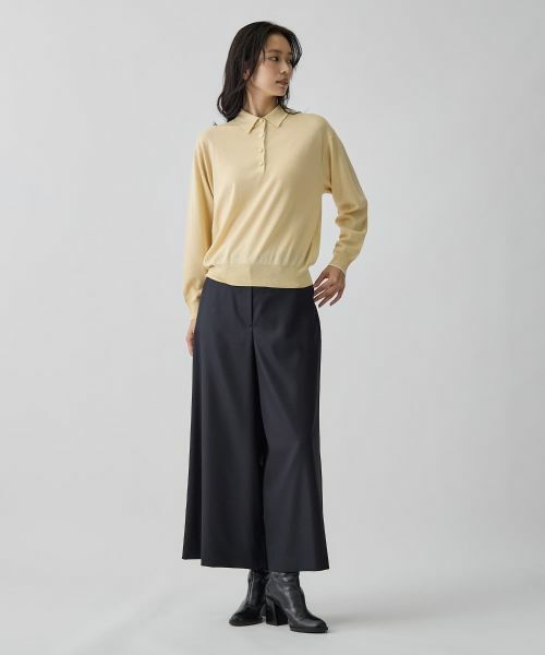 LANVIN COLLECTION / ランバン コレクション ニット・セーター | ポロシャツデザイン プルオーバーニット | 詳細11