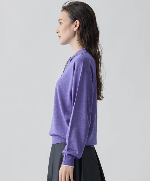 LANVIN COLLECTION / ランバン コレクション ニット・セーター | ポロシャツデザイン プルオーバーニット | 詳細13