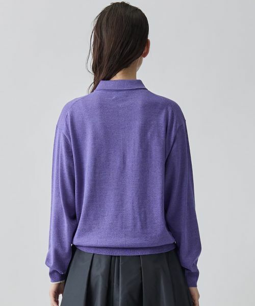 LANVIN COLLECTION / ランバン コレクション ニット・セーター | ポロシャツデザイン プルオーバーニット | 詳細14