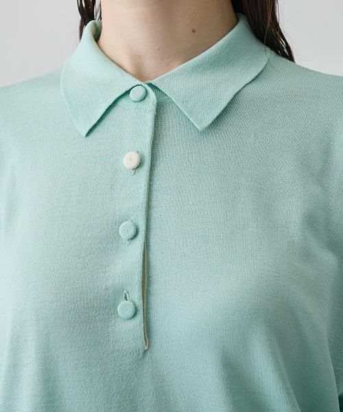 LANVIN COLLECTION / ランバン コレクション ニット・セーター | ポロシャツデザイン プルオーバーニット | 詳細21