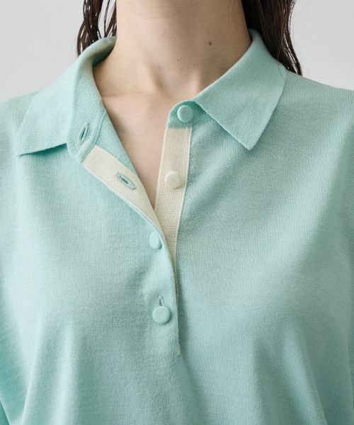 LANVIN COLLECTION / ランバン コレクション ニット・セーター | ポロシャツデザイン プルオーバーニット | 詳細22