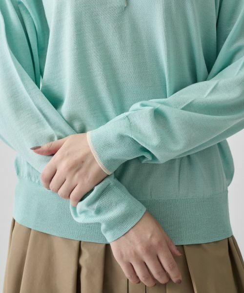 LANVIN COLLECTION / ランバン コレクション ニット・セーター | ポロシャツデザイン プルオーバーニット | 詳細23